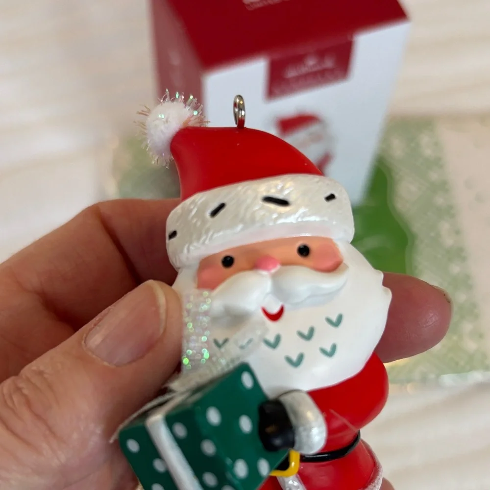 Hallmark 2024 Keepsake Limited Edition Santa Ornament  Like New